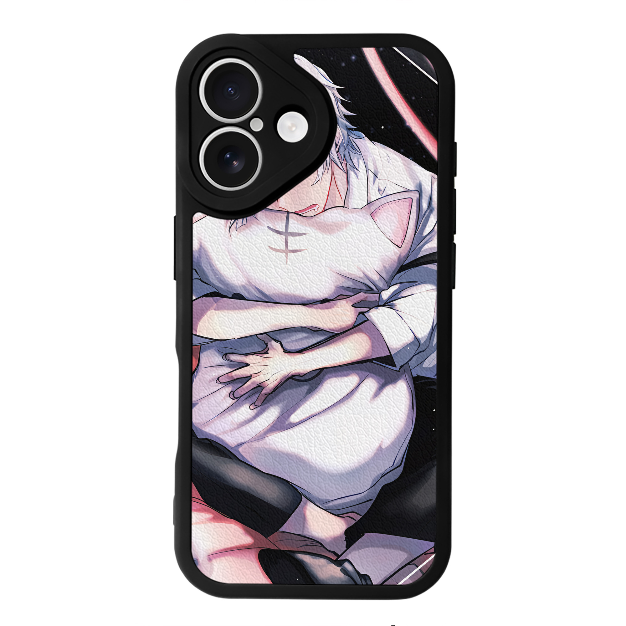 （画像用） 文豪ストレイドッグス Bungo Stray Dogs 【iPhone 16シリーズ対応】シリコンスマホケース（レザー調） 材質：シリコン
